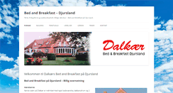 Desktop Screenshot of bedandbreakfast-djursland.dk